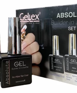 Gellex - SET Absolute Builder Gel In A Bottle "Aphrodite" 15ml - Starterspakket 3x15ml - Gel Nagellakset- Gel Nagels