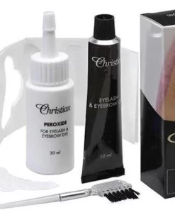 Christian Faye Wimper En Wenkbrauwverfkit - Black