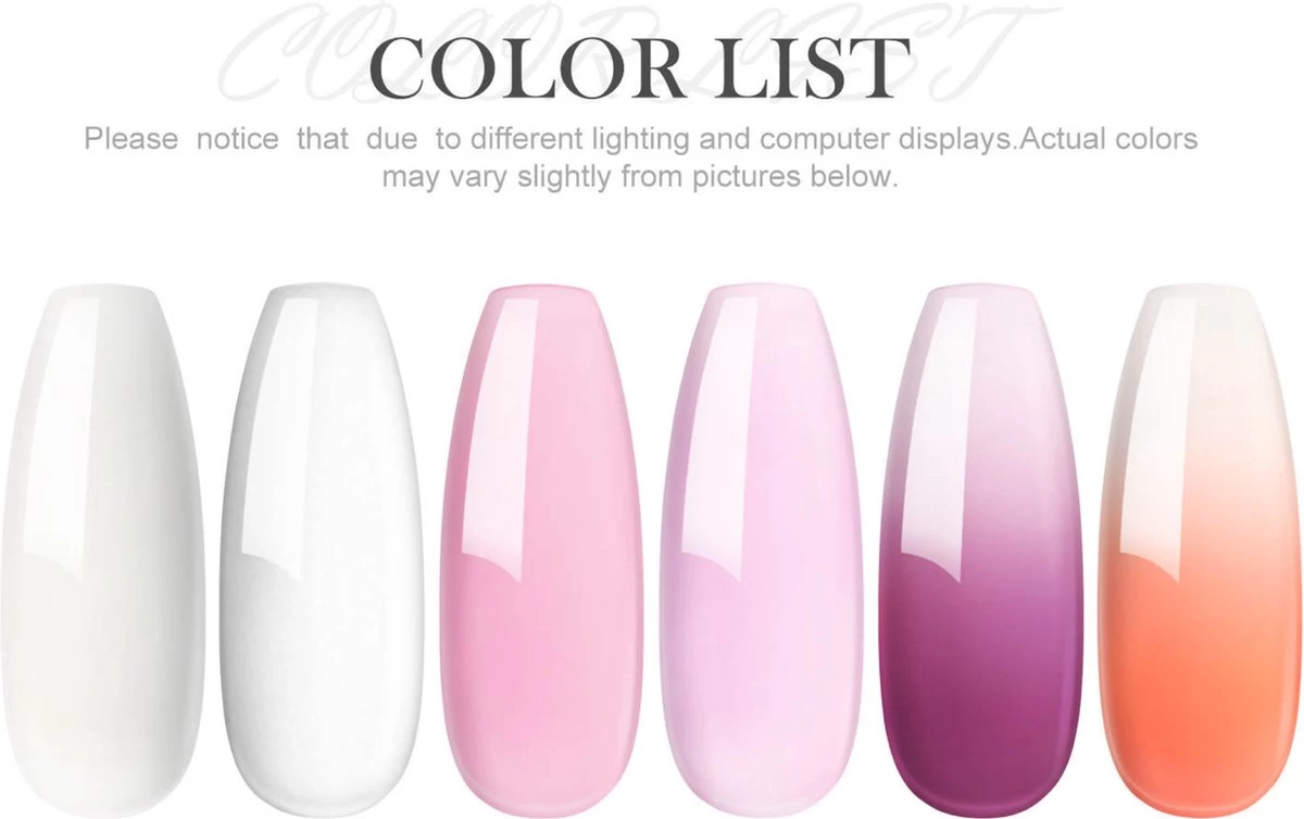Polygel- 6 KLEUREN SET - 15 ML - Polygel Kit - Polygel Nagels - Polygel Kleuren - Afbeelding 9
