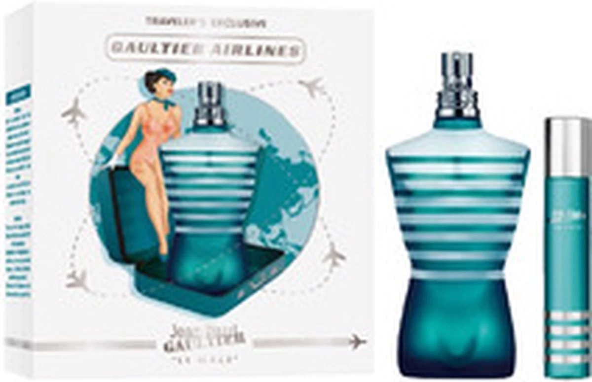 Jean Paul Gaultier Le Male Giftset - 125 Ml Eau De Toilette Spray + 20 Ml Eau De Toilette Tasspray - Cadeauset Voor Heren - Afbeelding 7
