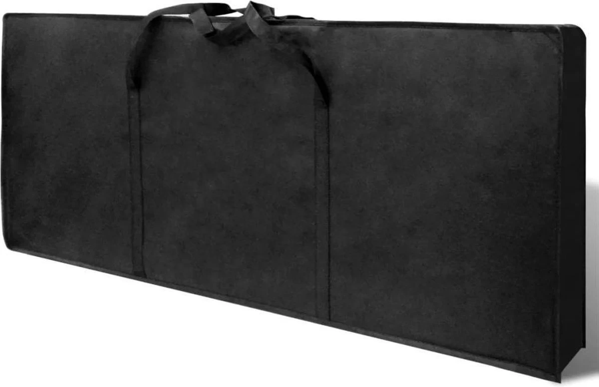 VidaXL Manicuretafel Inklapbaar Met Wieltjes Zwart - Afbeelding 5