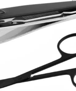 Medies - Nagelschaar 9 Cm En Kleine Nagelknipper Met Vijl 6 Cm | Nagelschaar | Nagelknipper | Nagelschaartje | Nagelverzorging - Zwart