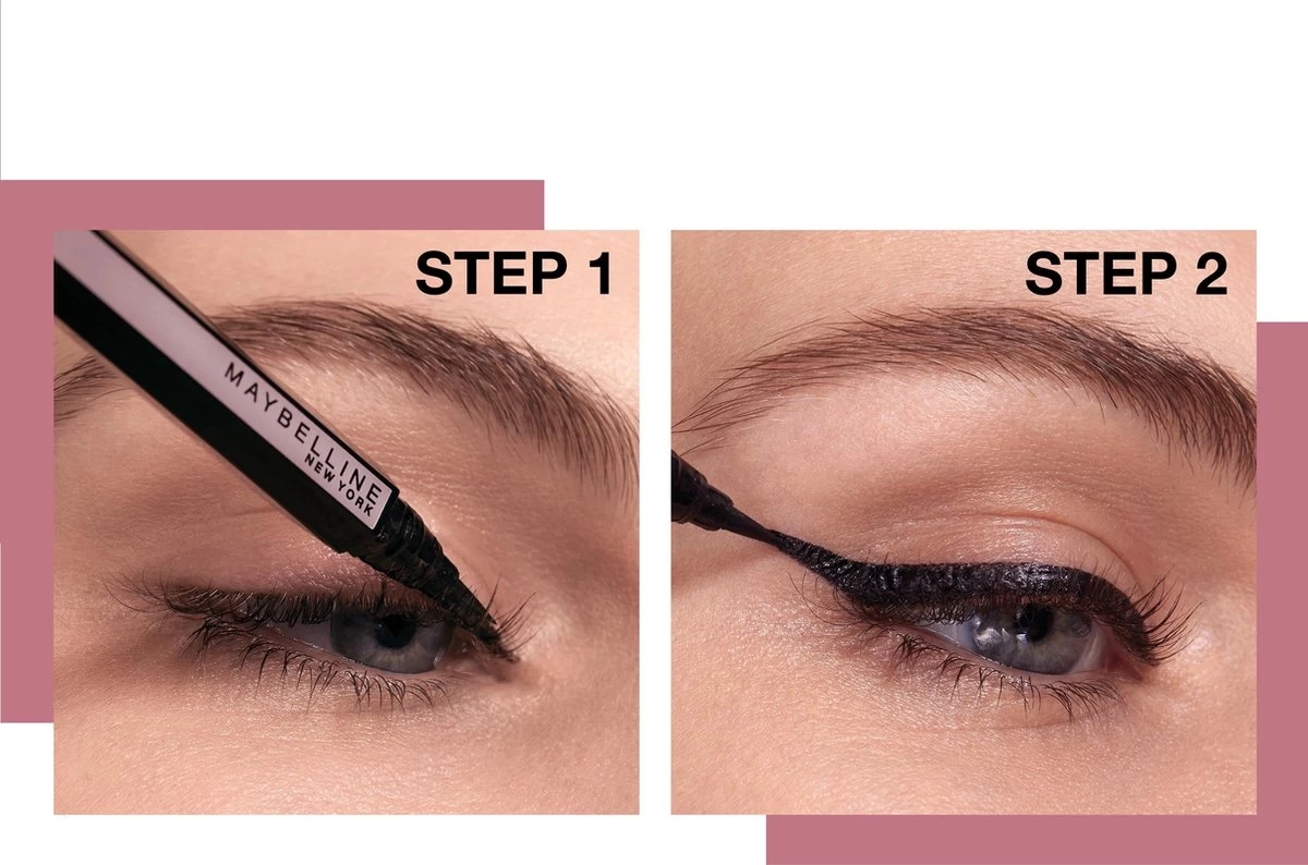 Maybelline Hyper Easy Liner Liquid Eyeliner - 800 Knockout Black - Afbeelding 9