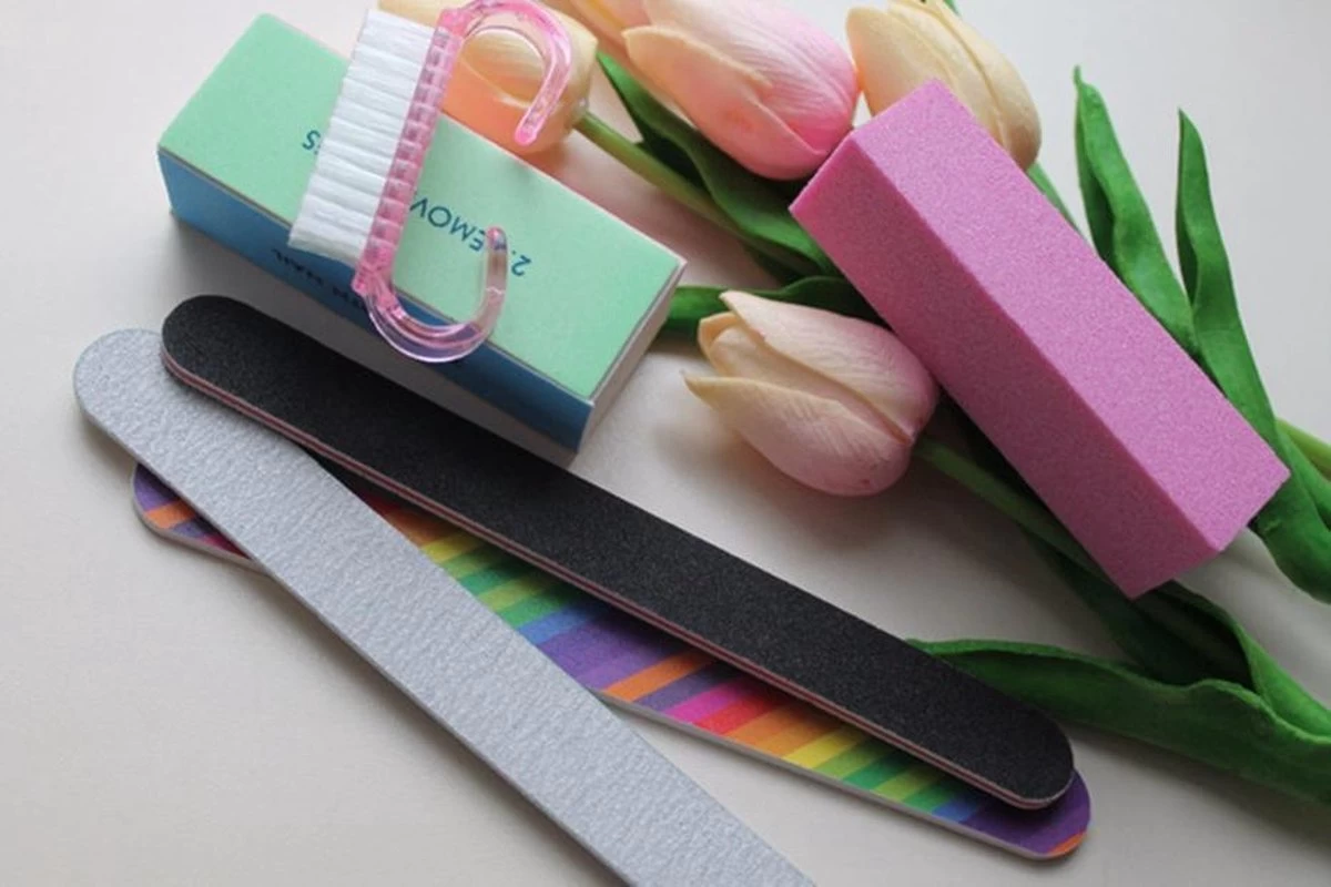 Professionele Nagelvijlen Set | Blokvijl | Pedicureset | Manicureset | Nagelborstel | Polijst Vijl | 6 Delig - Afbeelding 5