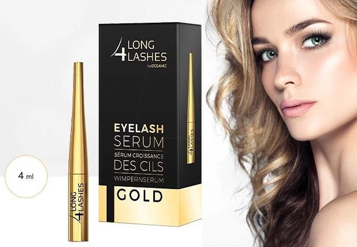 Oceanic Long4Lashes Gold Eyelash Wimpernserum 4 Ml