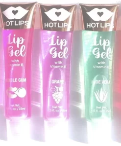 Hot Lips Flavoured Lip Gel With Vitamin E - Assorted Flavours