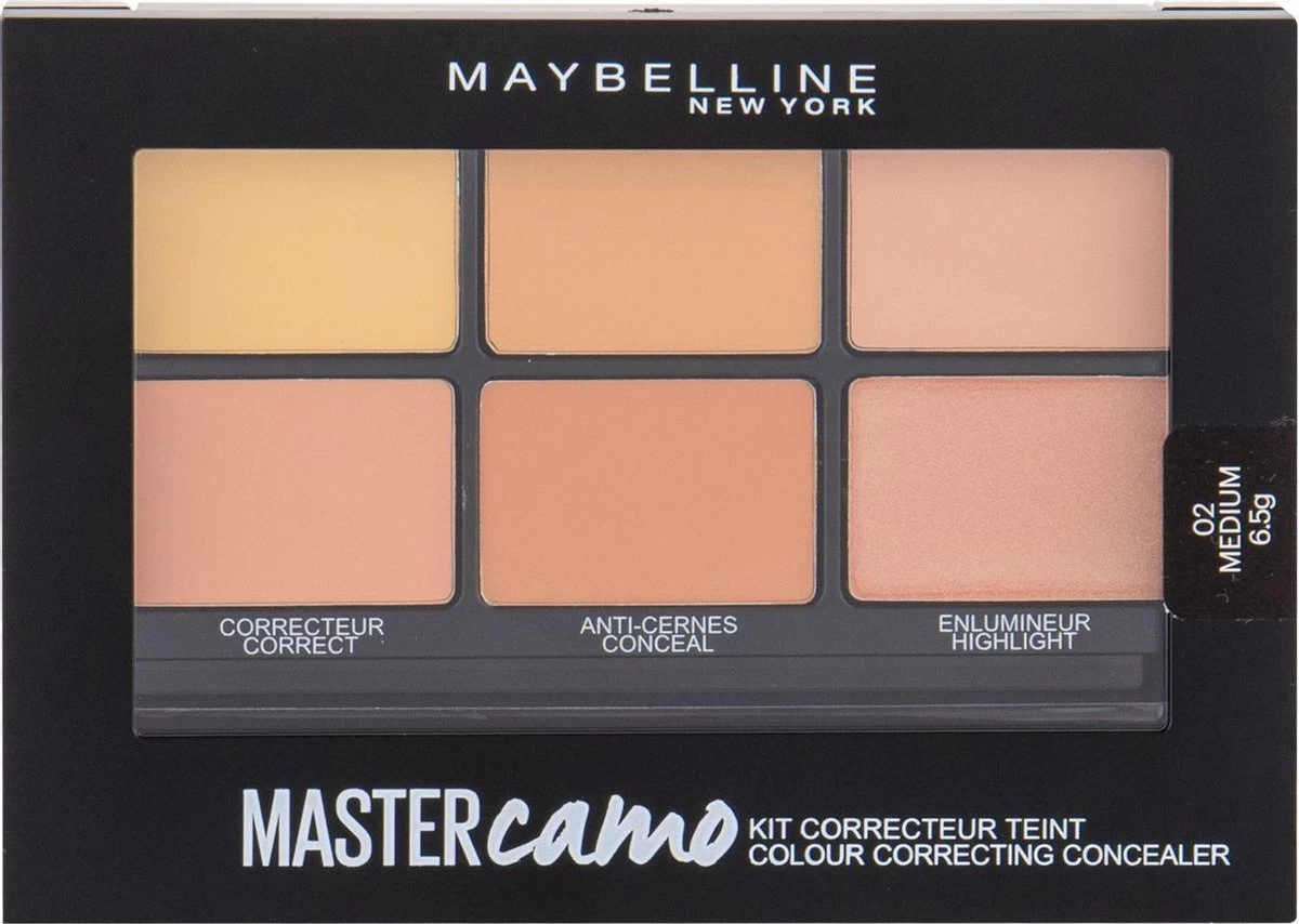 Maybelline - Master Camo Palette - 2 Medium - Concealer Palette - Afbeelding 3