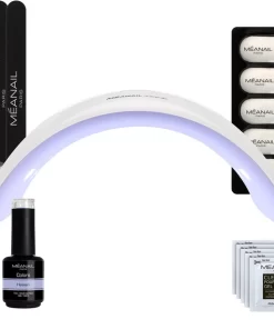 Gellak Starterspakket – Méanail Kit Design - Led Lamp – Gel Nagellak 15ml - Heaven