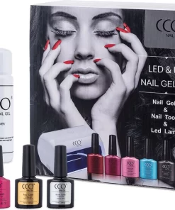 CCO Gellak Starterspakket - Gel Nagellak - Basis Zonder Lamp - 1 Kleur CCO Rosebud 40511