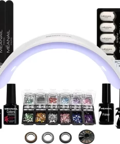 Gellak Starterspakket- MEANAIL®DESIGN Deluxe Kit - UV LED Lamp Voor Gelnagellak