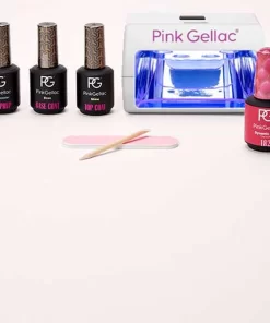 Pink Gellac - Starterspakket Dynamic Pink - Met 1 Roze Kleur En LED Lamp - Manicure Set