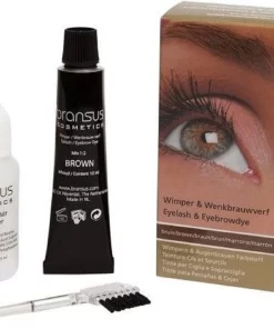 Bransus Wimper & Wenkbrauw Verf Bruin En Zwart In Set Van 2 Stuks