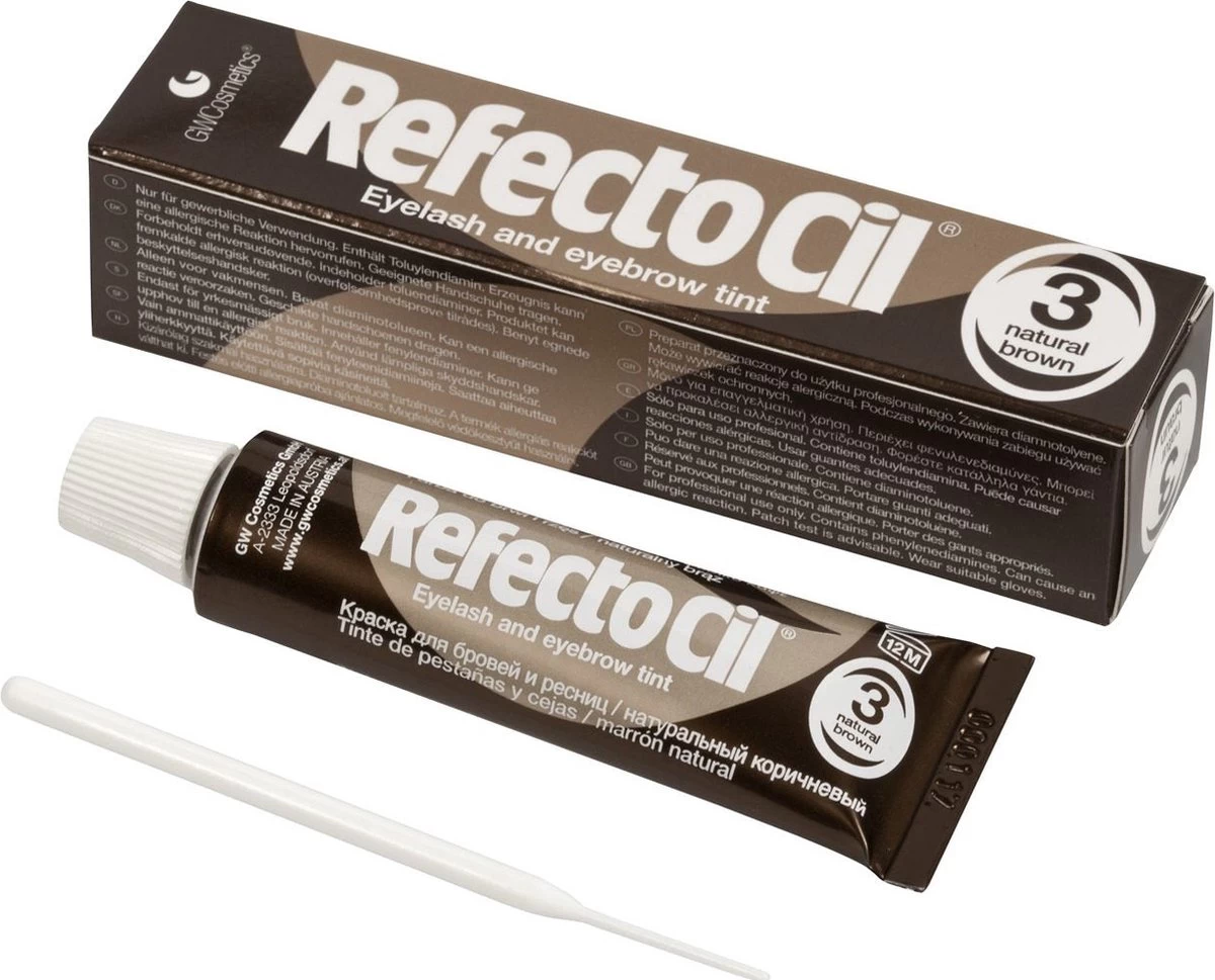 RefectoCil Wenkbrauw- En Wimperverf - Nr. 3 Bruin - 15 Ml - Afbeelding 3