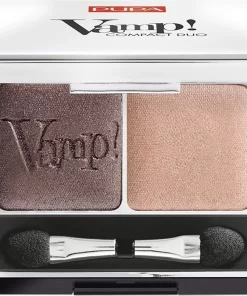 PUPA Vamp! Compact Duo Oogschaduw-004 Bronze Amber_#856c68_#d2a997