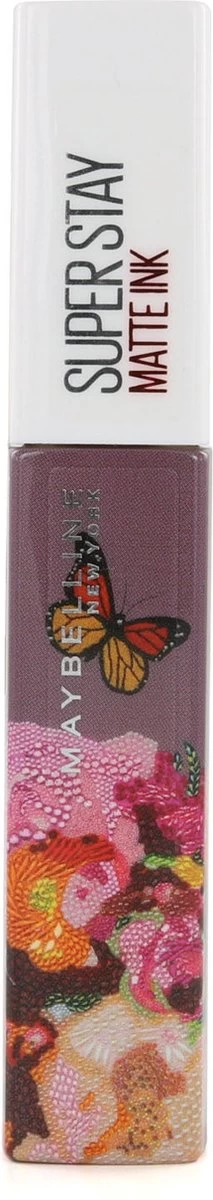 Maybelline Superstay Langhoudende Lippenstift - Matte Ink X Ashley Longshore - 95 Visionary - Paars - Limited Edition