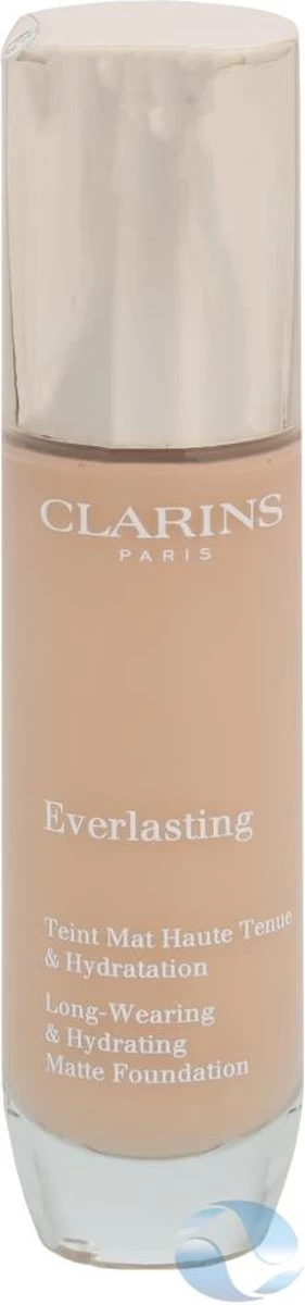 Clarins Everlasting Long-Wearing & Hydrating Matte Foundation - Long-Lasting Moisturizing Makeup With Matte Effect 30 Ml 107C - Afbeelding 7