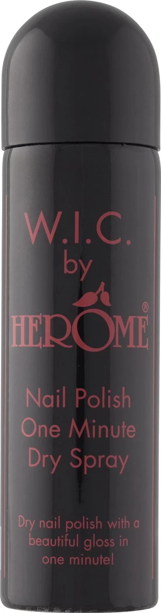Herome WIC One Minute Dry Spray - Een Beschermende En Voedende Top Coat Topcoat - Gelakte Nagels Binnen 1 Minuut Droog - 75ml. - Afbeelding 2