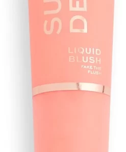 Makeup Revolution - Superdewy Liquid Blusher - Fake The Flush