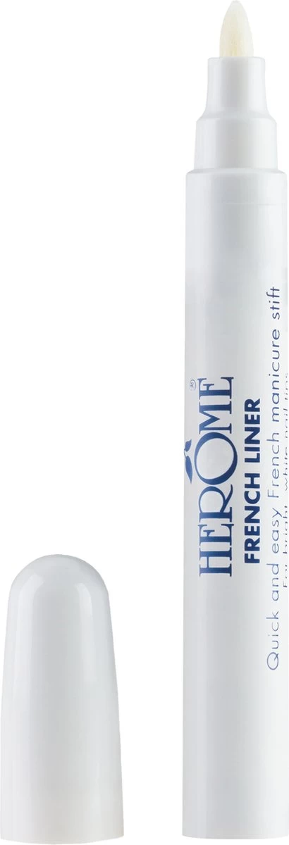 Herome French Liner - Manicurestift - Creëer Witte Nagelranden In Een Handomdraai - 5ml. - Afbeelding 2