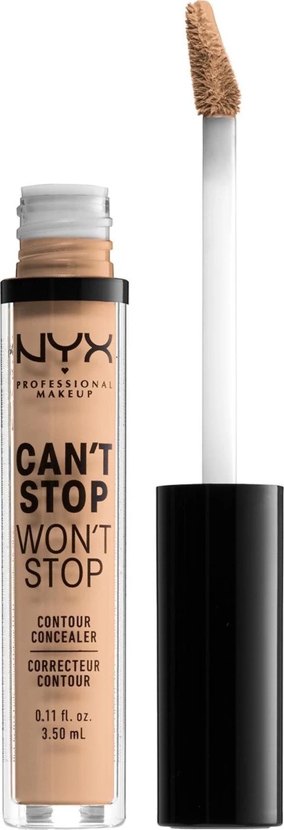 NYX Professional Makeup - Can't Stop Won't Stop Concealer - Natural - Afbeelding 2