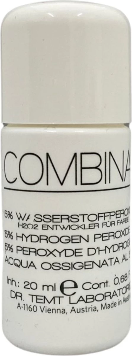 Combinal Wenkbrauw En Wimperverf - Bruin + Combinal Waterstofperoxide 5% - Wimpers - Wenkbrauwen - Wenkbrauwverf - Combideal - Afbeelding 4