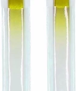 Merkloos Glazen Nagelvijl Geel 2 Stuks