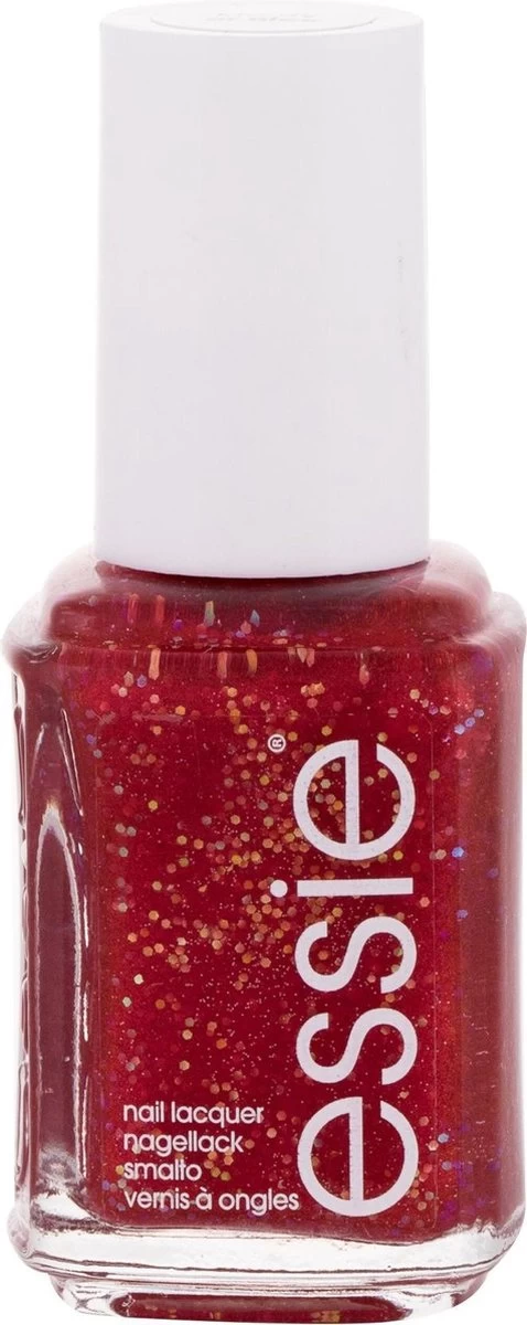 Essie Winter Collection Nagellak – 667 Knotty Or Nice - Rode Glitter Nagellak - Afbeelding 11
