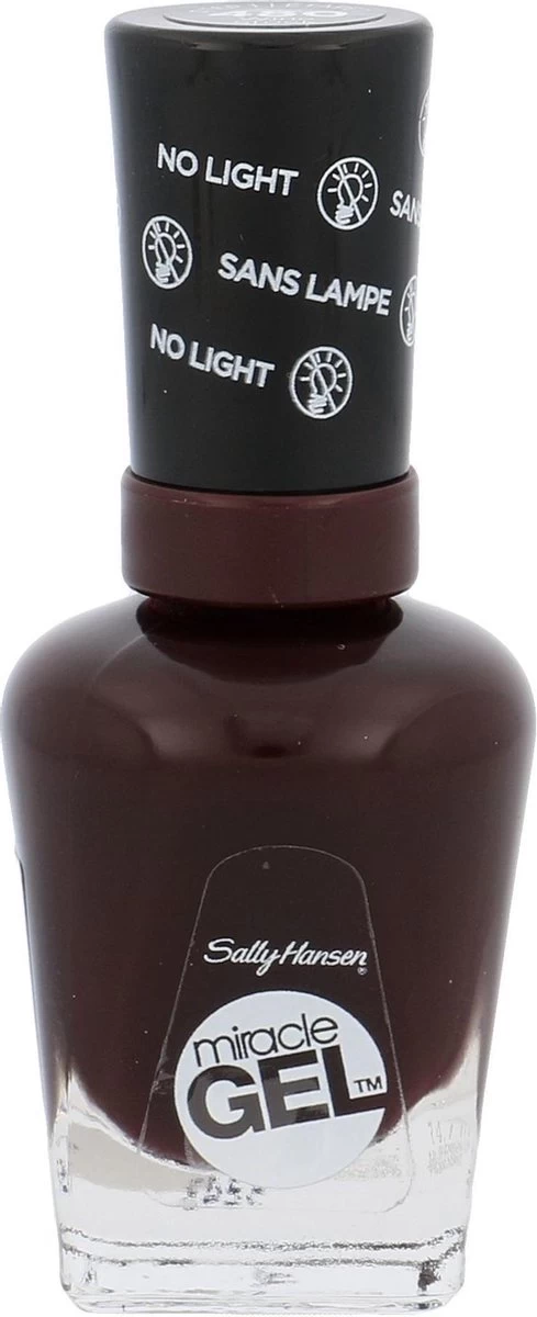 Sally Hansen Miracle Gel Nagellak - 480 Wine Stock - Rood - Afbeelding 5