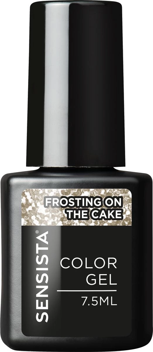 Sensista Color Gel Frosting On The Cake -Zilver/Glitter - Afbeelding 4