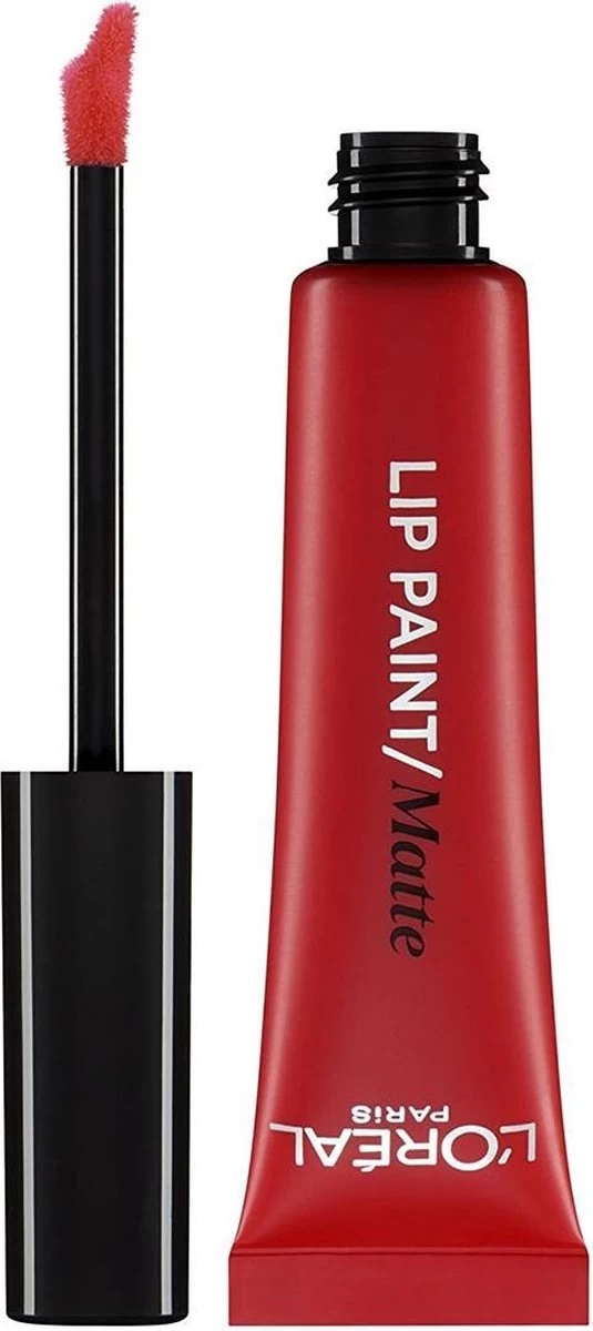 L'Oréal Paris Infallible Lip Paint Matte Lippenstift - 204 Red Actually - Afbeelding 8