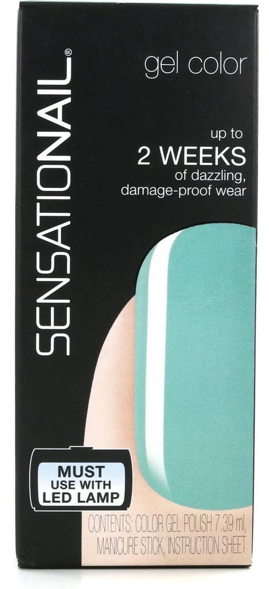 Sensationail Gel Polish Jade Treasure - Gel Nagellak - Mint - Afbeelding 4