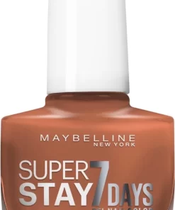 Maybelline SuperStay 7 Days Nagellak - 931 Brownstore - Nude - Glanzende Nagellak - 10 Ml