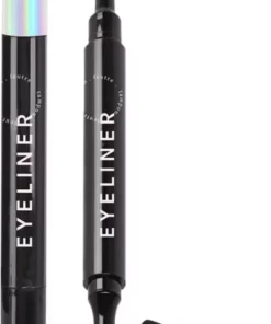 Moon Lash Eyeliner Met Wing Stempel - Waterproof Eyeliner - 2 In 1 Eyeliner - Eyeliner Tool - Wing Eyeliner - Wing Stamp