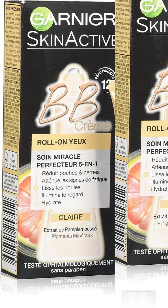 Garnier Skin Active BB Cream Oogroller 5-IN-1 LIGHT (2 STUKS) - Afbeelding 2