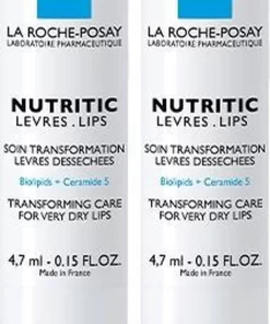 La Roche-Posay Nutritic Lippenstick - 2x4,7ml - (zeer) Droge Lippen