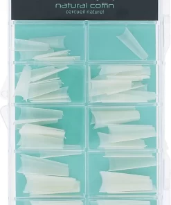Royal 80 Salon Nail Tips - Natural Coffin