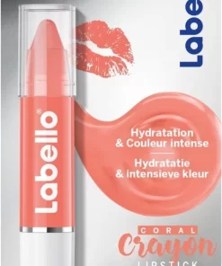 Labello Coral Crayon Lippenbalsem - Hydratatie & Intensieve Kleur