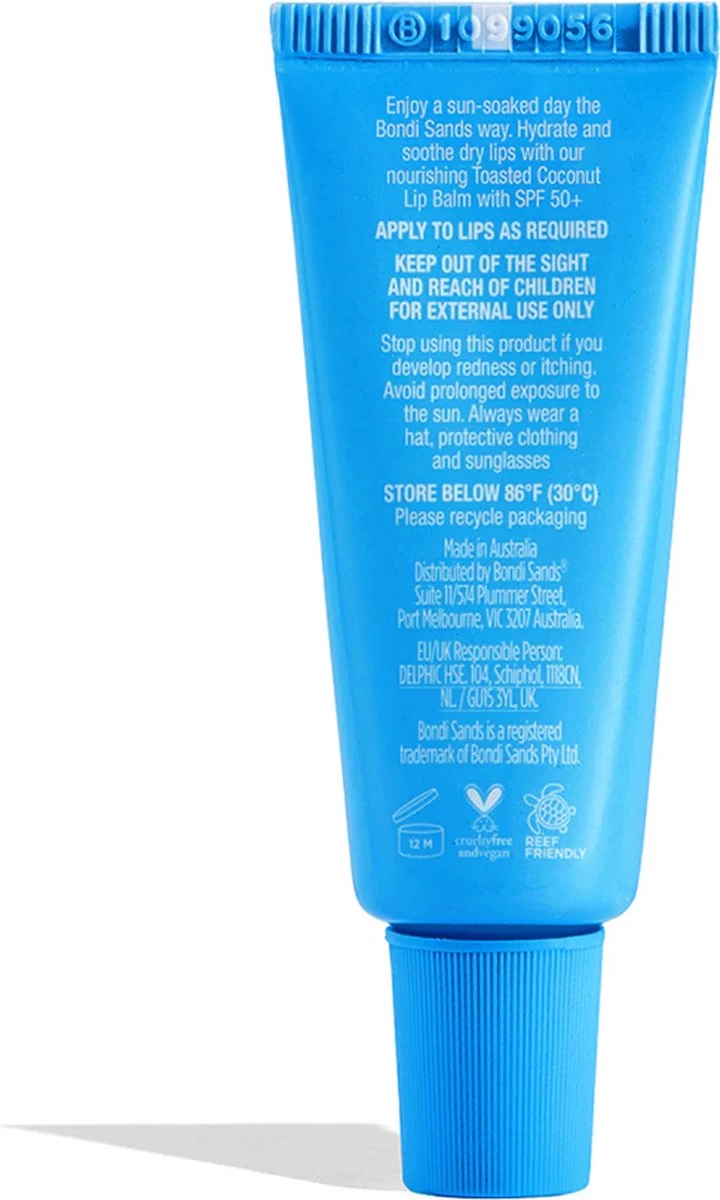 Bondi Sands Sunscreen Lip Balm SPF 50+ Toasted Coconut 10 G - Hydrateert En Verzacht Droge Lippen - Afbeelding 2