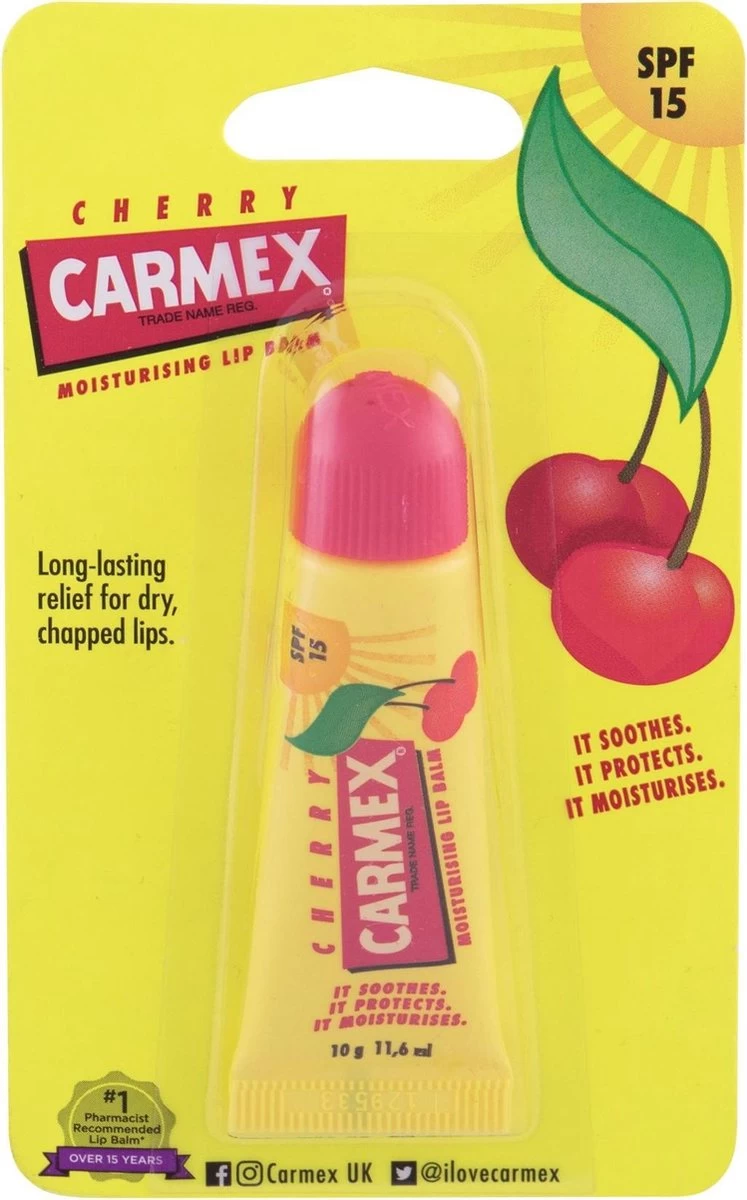 Carmex Lipbalsem Tube Cherry - Afbeelding 4