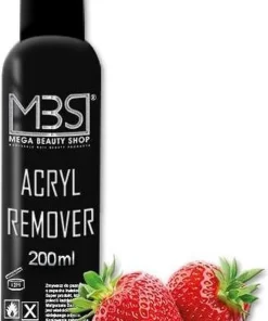 Acryl Remover (200 Ml) Met Aardbeiengeur - Acryl Nagels Remover- Nail Remover