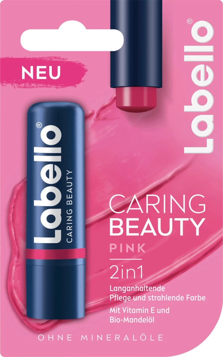 Labello Lippenbalsem Caring Beauty Pink