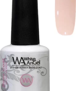 Gellex White Angel Rubber Base Coat Soft Pink #18 - 15ml - Gel In Bottle- Gel Nagellak