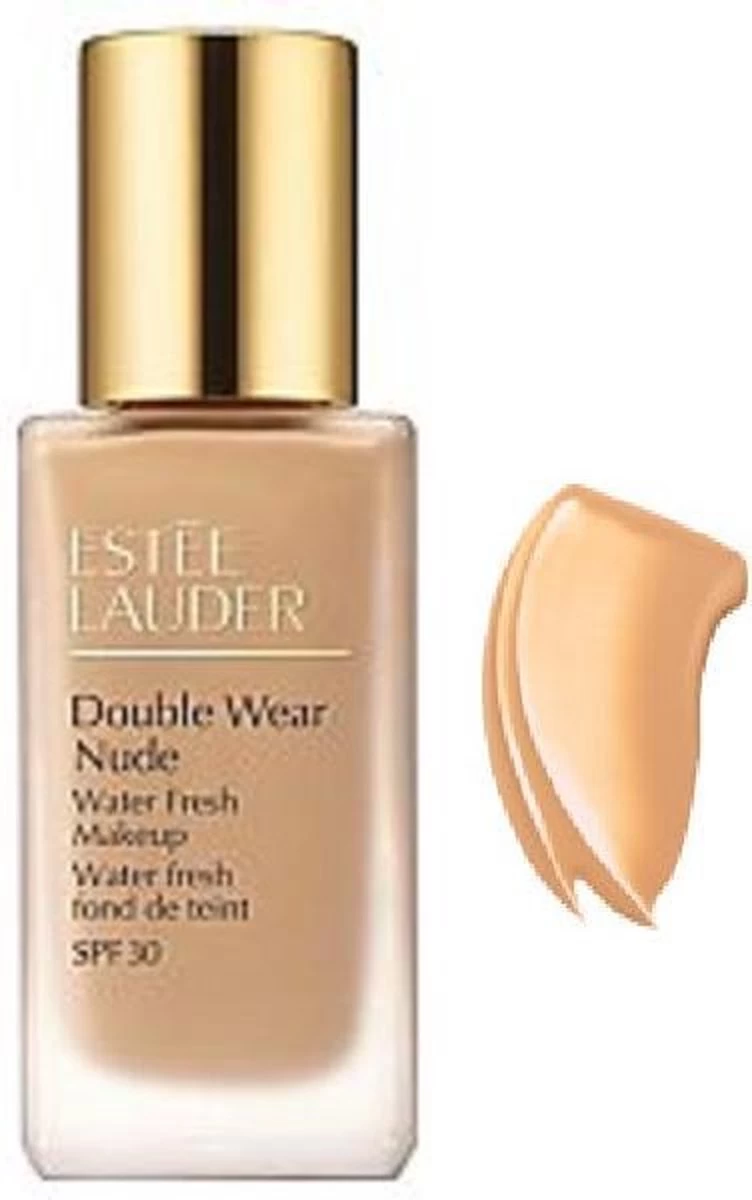 Estée Lauder Double Wear Nude Water Fresh Makeup Foundation 30 Ml - 1W2 Sand - Met SPF 30 - Afbeelding 9