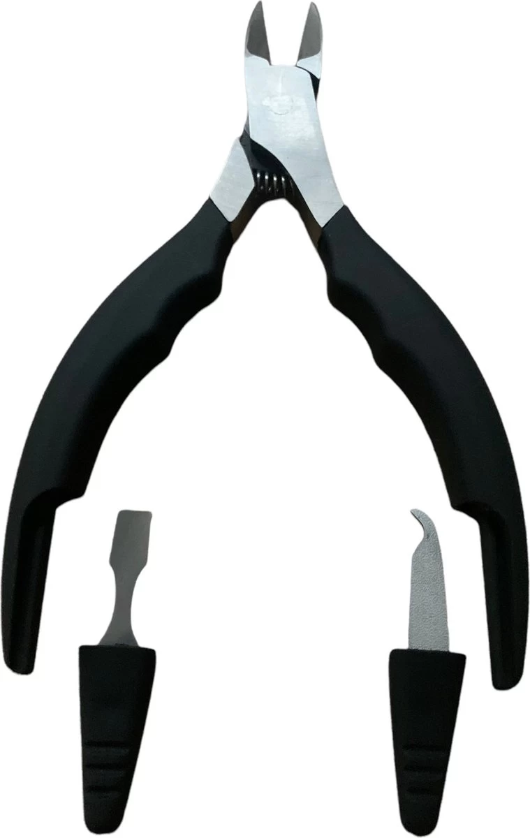 Medies - Multifunctionele Nageltang Met Huidduwer En Dubbelzijdige Nagelvijl | Nageltang Voor Harde Teennagels | Nagelknipper | Nagelschaar | Ingegroeide Nagels | Huidduwer | Nagelvijl - Zachte Anti Slip Handvaten - 3 In 1 - Afbeelding 9