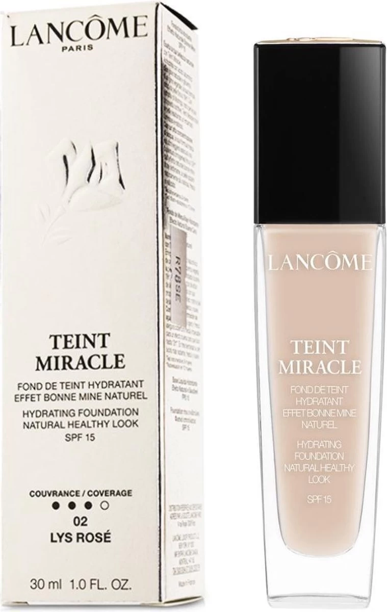 Lancôme Teint Miracle Foundation 30 Ml - 02 Lys Rosé - SPF 15 - Afbeelding 12