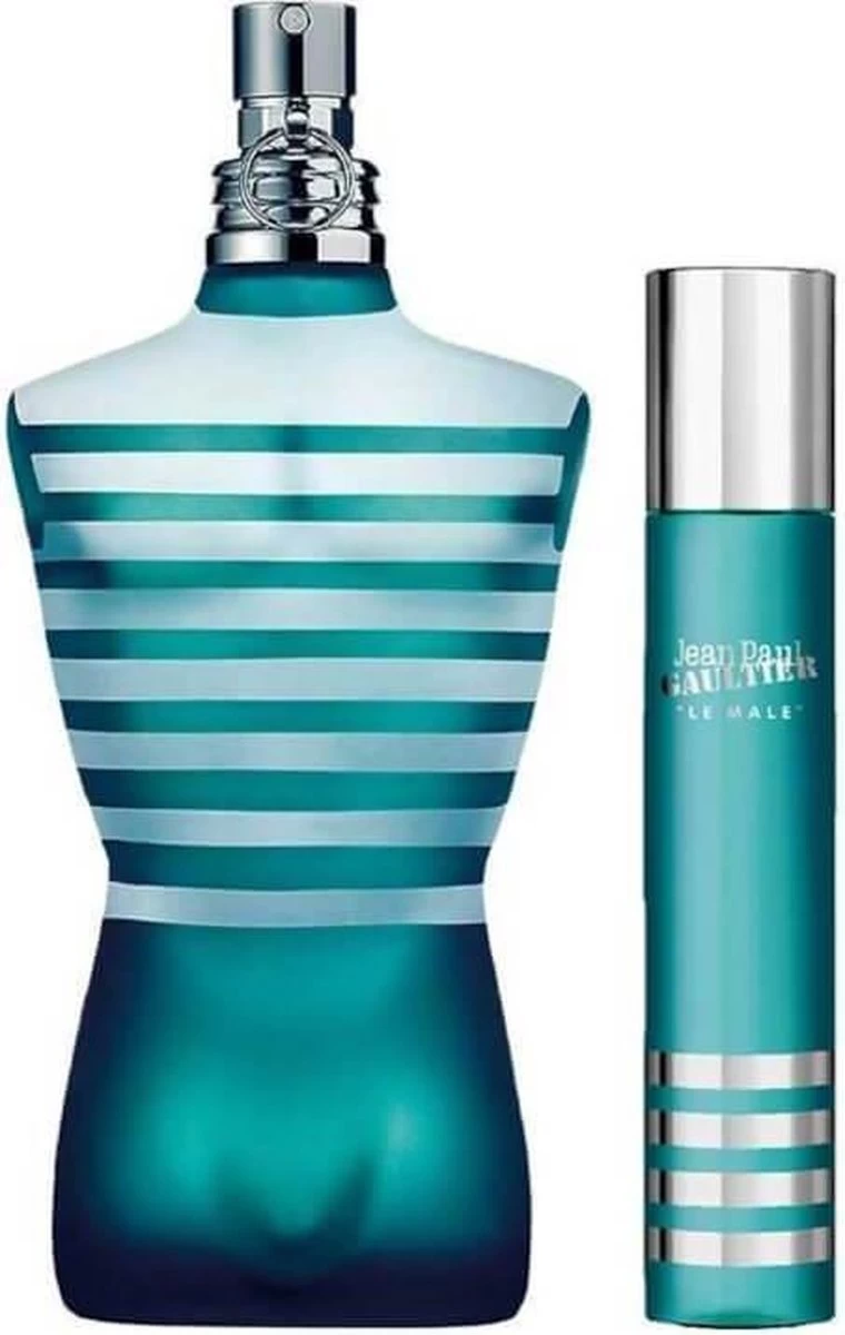 Jean Paul Gaultier Le Male Giftset - 125 Ml Eau De Toilette Spray + 20 Ml Eau De Toilette Tasspray - Cadeauset Voor Heren - Afbeelding 2