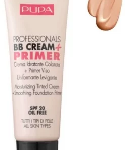 Pupa Milano BB Cream + Primer For Combination To Oily Skin - 001 Nude