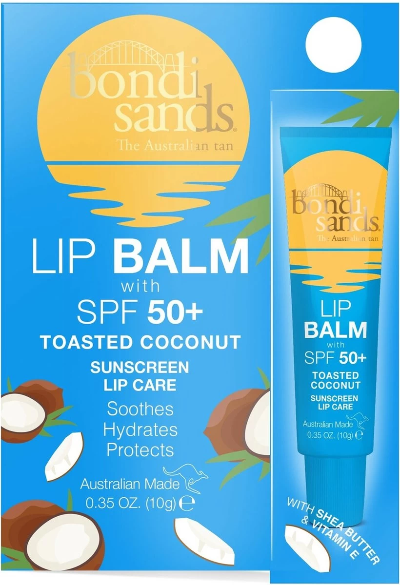 Bondi Sands Sunscreen Lip Balm SPF 50+ Toasted Coconut 10 G - Hydrateert En Verzacht Droge Lippen - Afbeelding 5