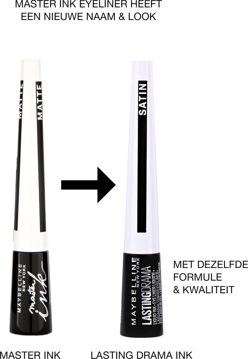 Maybelline Master Ink Precise Satin Liner - Luminous Black - Eyeliner - Afbeelding 4