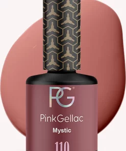Pink Gellac - Mystic - Gellak - Vegan - Bruin - Creamy Finish - 15 Ml